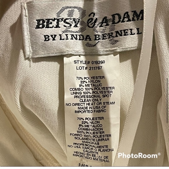 Size 6 Betsy and Adam formal dress - Picture 2 of 7